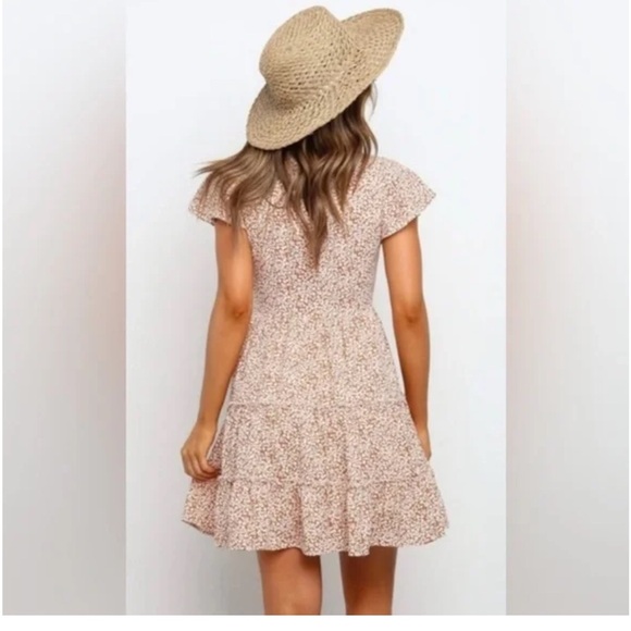 Petal And Pup Dancer Dress in Tan. Size 8 - Picture 3 of 12